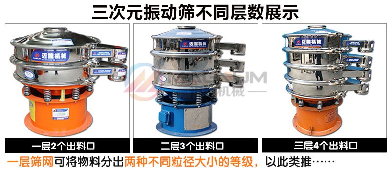 铵盐振动筛不同层数选择